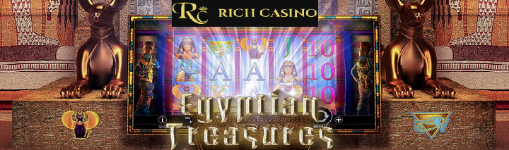 Get Rich at Rich Casino in their 15000 Egyptian Treasures Slot Tournament
